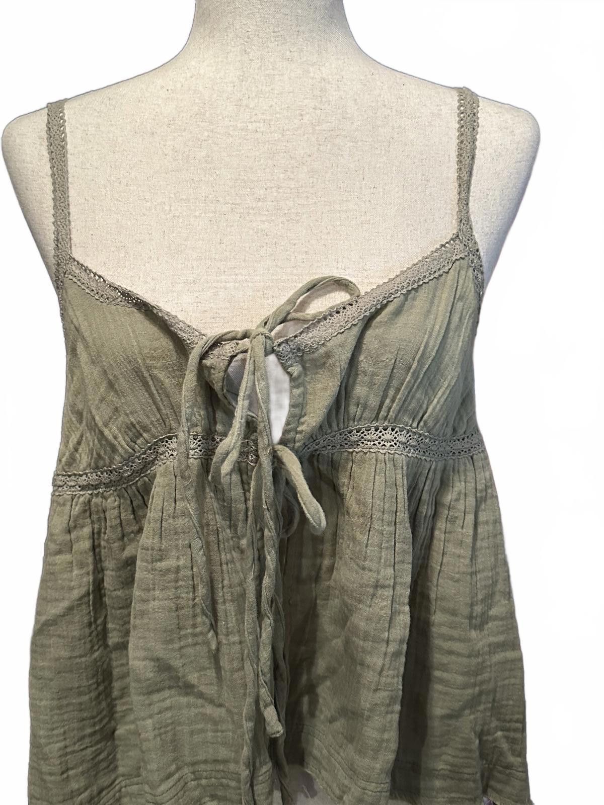 Other Out From Under Tank Top with Adjustable Straps and Tie Front Size L / US 10 / IT 46 - 2 Thumbnail