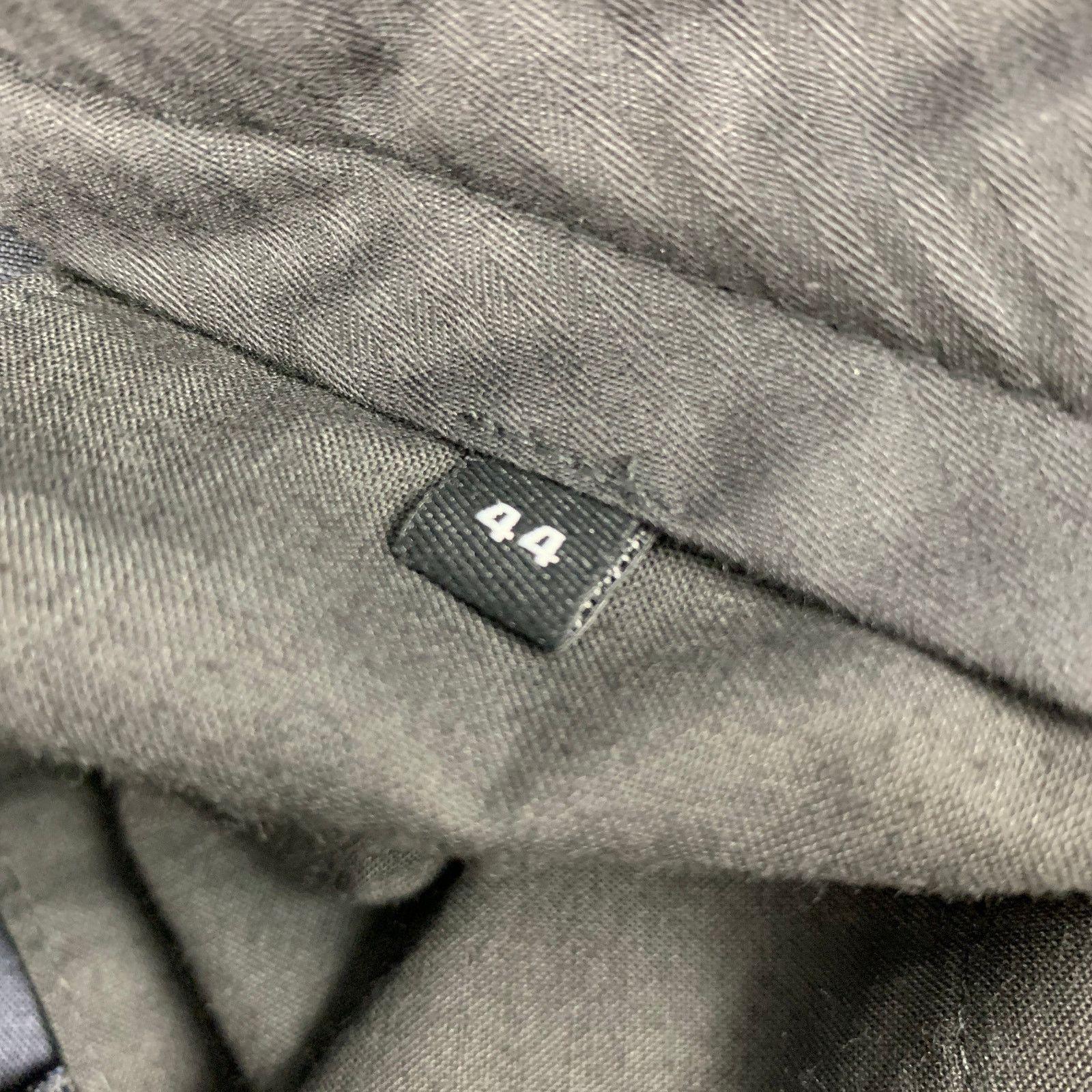 The Kooples THE KOOPLES Size 28 Navy Wool Mohair Zip Fly Dress Pants Size US 28 / EU 44 - 4 Thumbnail
