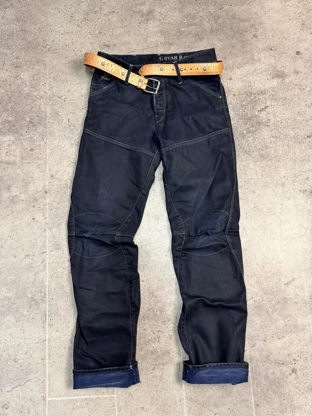 Vintage SALE💣💣 Junya Watanabe Style G Star raw Bondage Cargo Pans Size US 31 - 3 Thumbnail