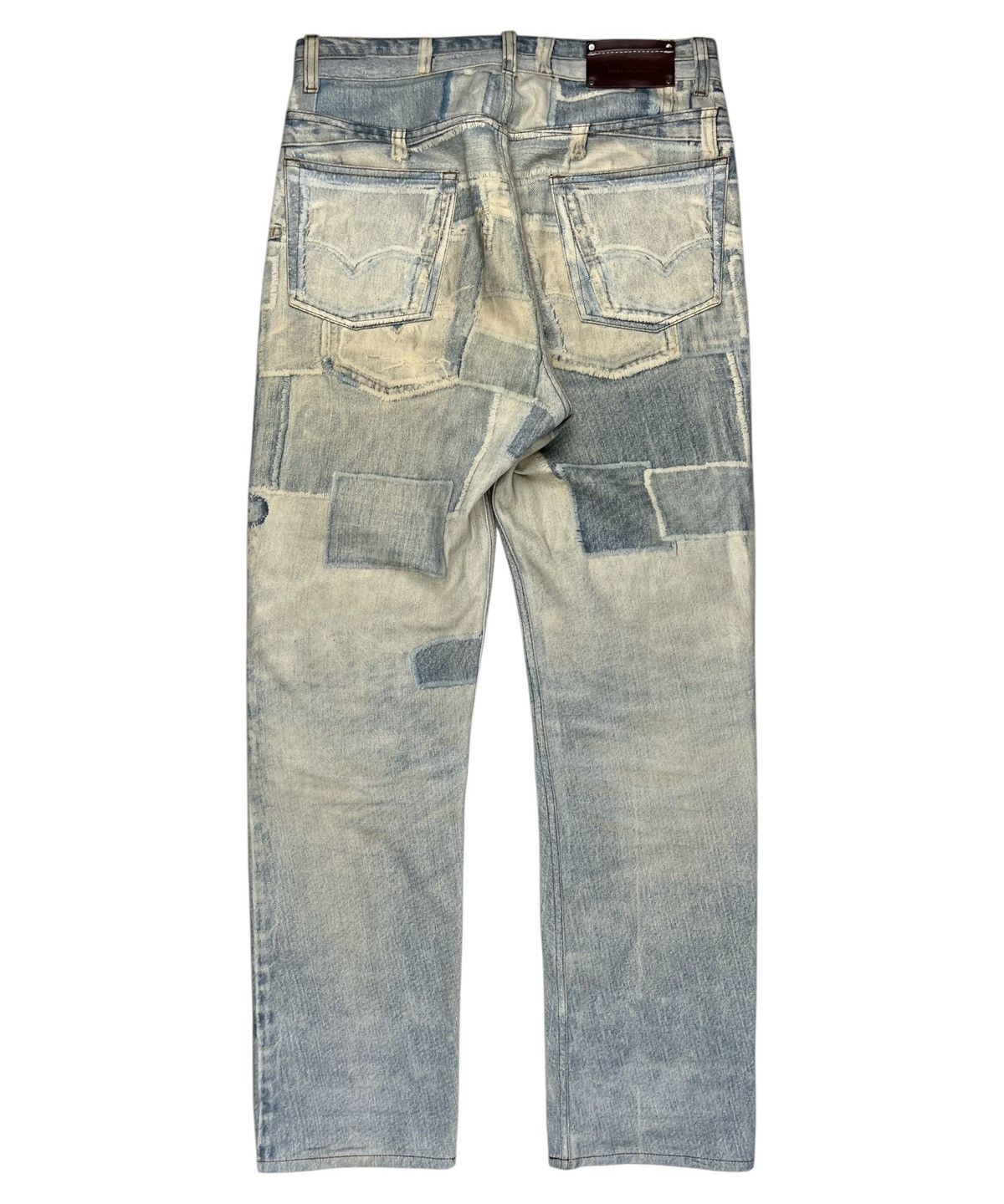 Dries Van Noten SS17 Dries Van Noten Trompe L'oeil Patchwork Denim Jeans Size US 30 / EU 46 - 2 Thumbnail
