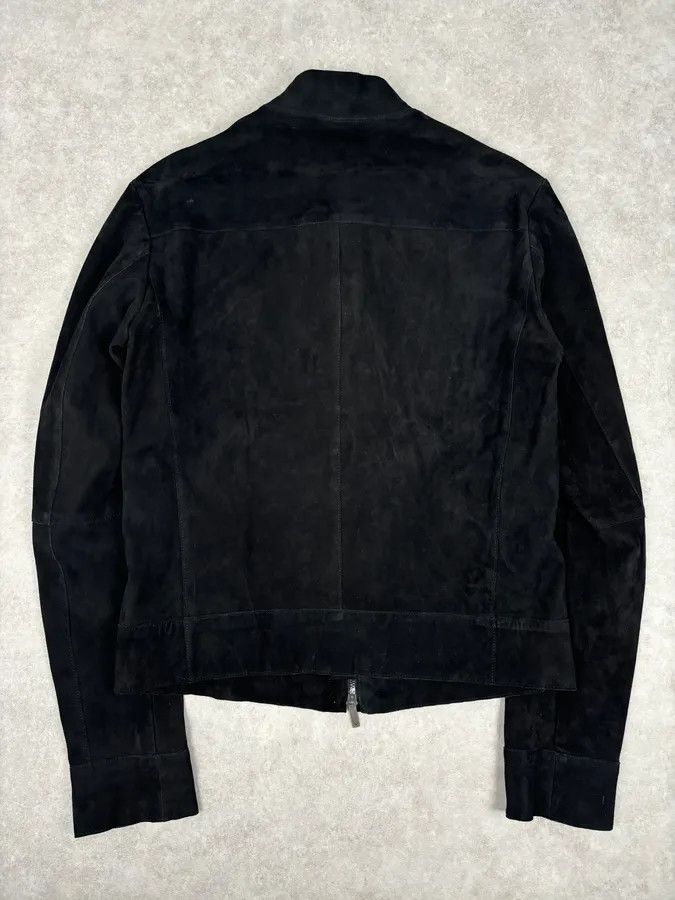 Emporio Armani SS2016 Emporio Armani Black Suede Leather Jacket Size US M / EU 48-50 / 2 - 5 Thumbnail