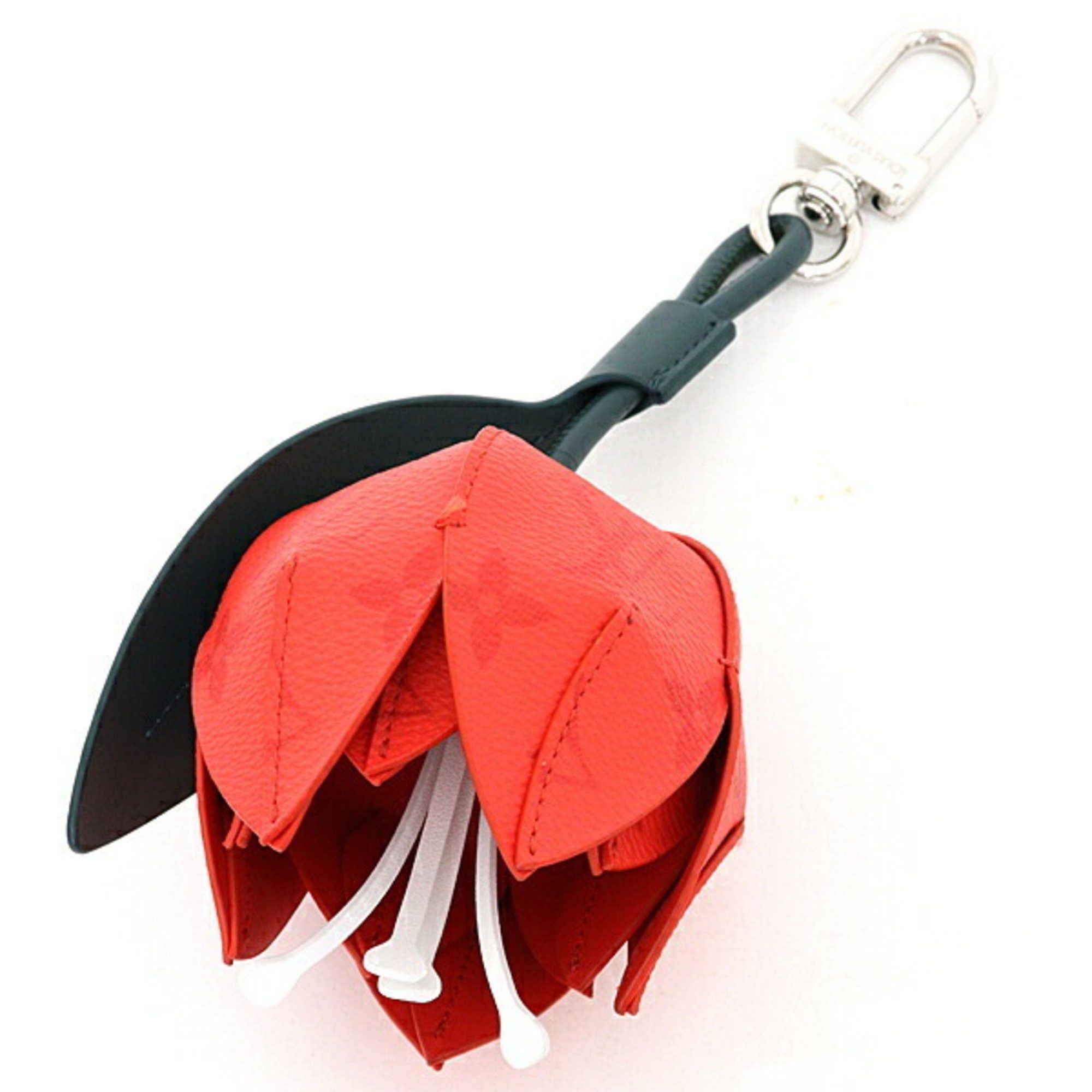 image of Louis Vuitton Bijoux Sac Monogram Flower Keychain Bag Charm Mp3388 in Green, Women's