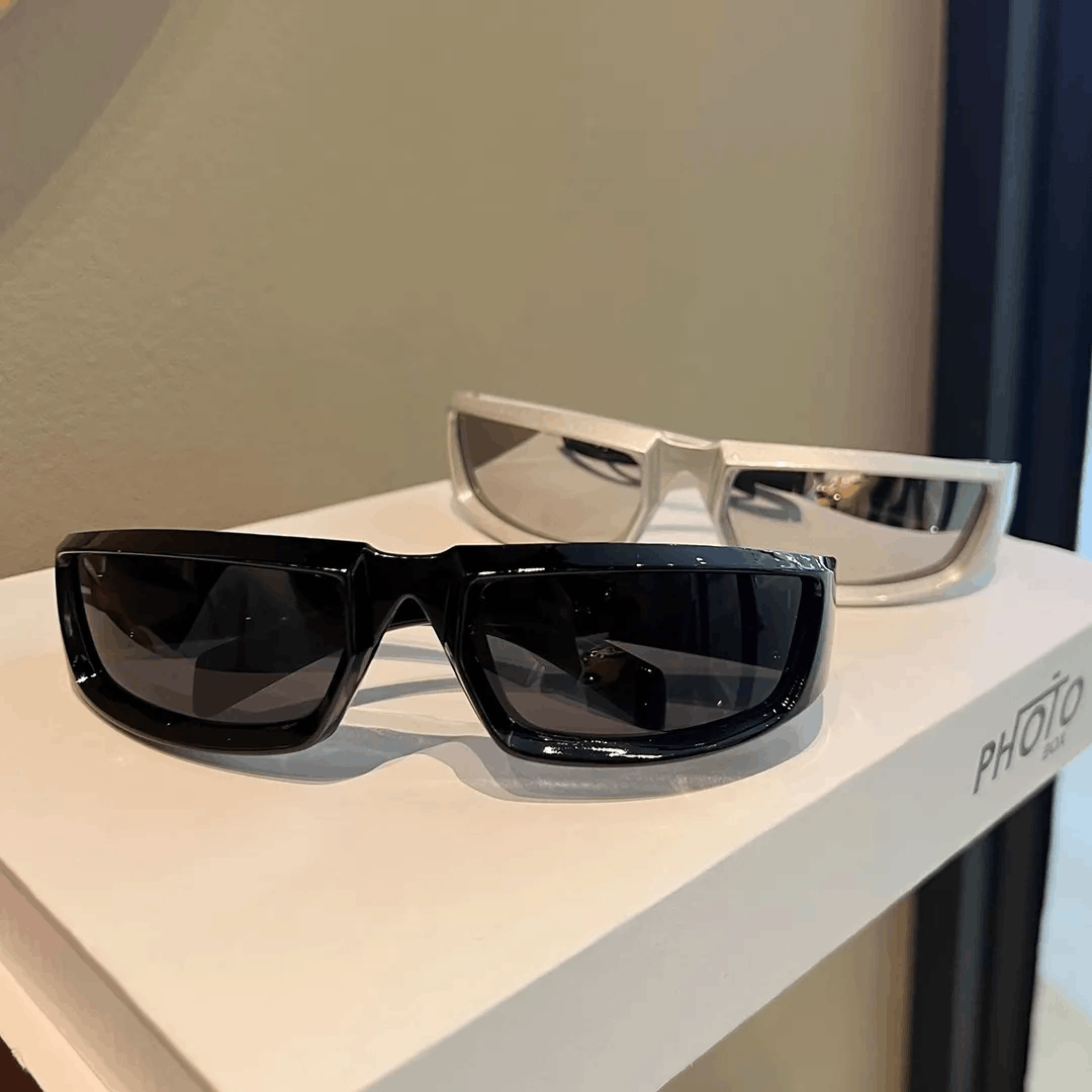 Electric Visual Hip-hop Street ins style custom avant-garde sunglasses Size ONE SIZE - 2 Thumbnail