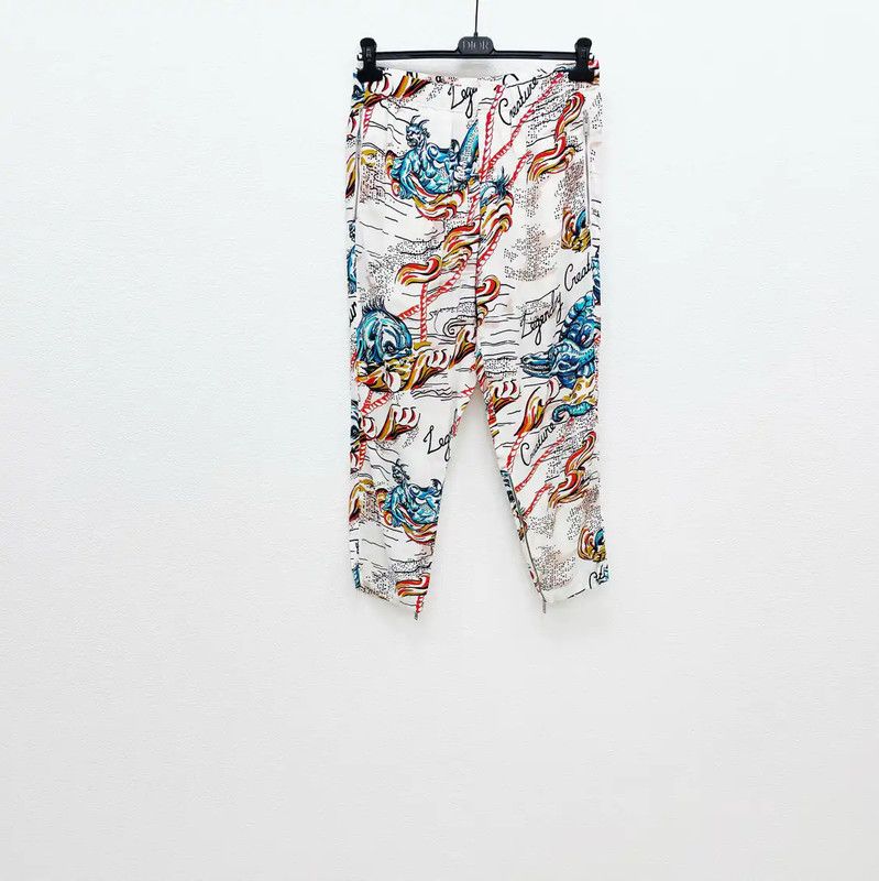 Alexander McQueen Alexander McQueen Colorful Spring Casual Pants 0089 Size US 26 / EU 42 - 1 Thumbnail