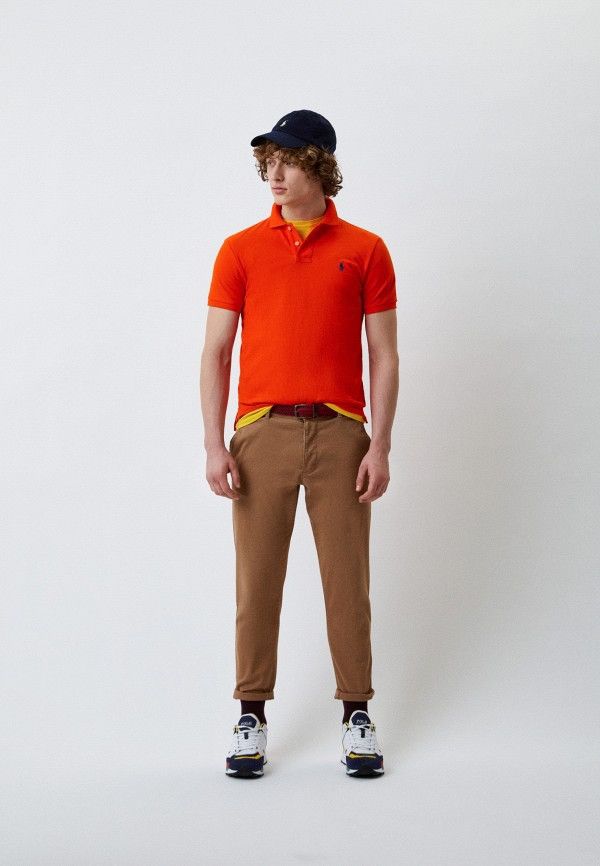 Polo Ralph Lauren 🔥 Ralph Lauren Classic Polo – Bright Orange Minimalist Y2K Size US M / EU 48-50 / 2 - 3 Thumbnail