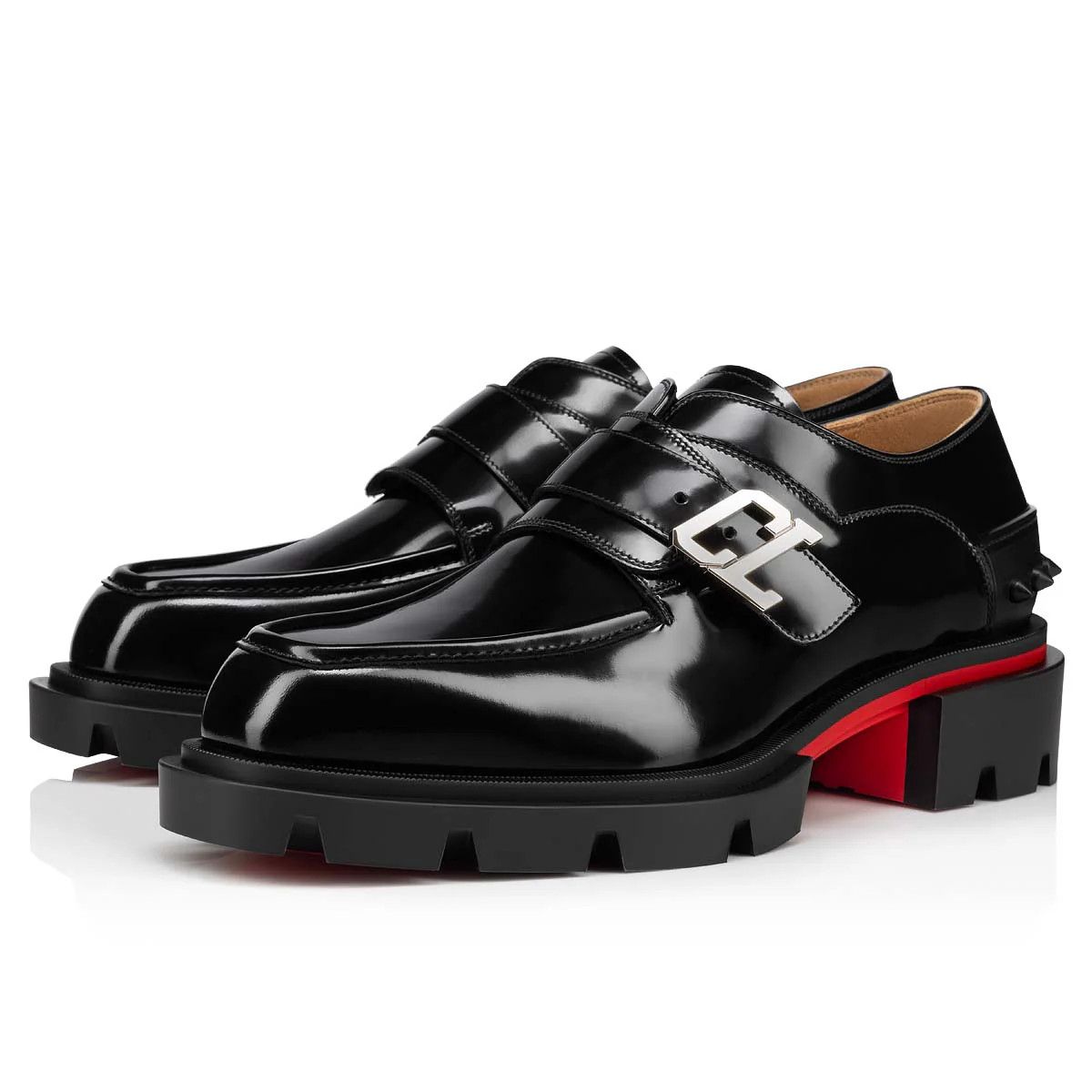 Christian Louboutin o1bcso1str1024 Flats in Black Size US 10 / EU 43 - 2 Thumbnail