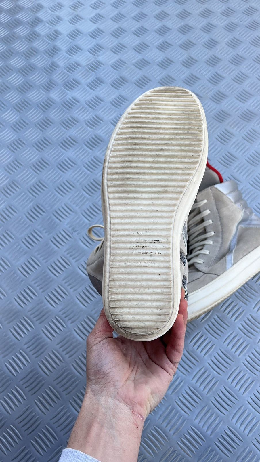 Rick Owens Rick Owens geobasket pearl reflective Size US 7.5 / EU 40-41 - 15 Thumbnail