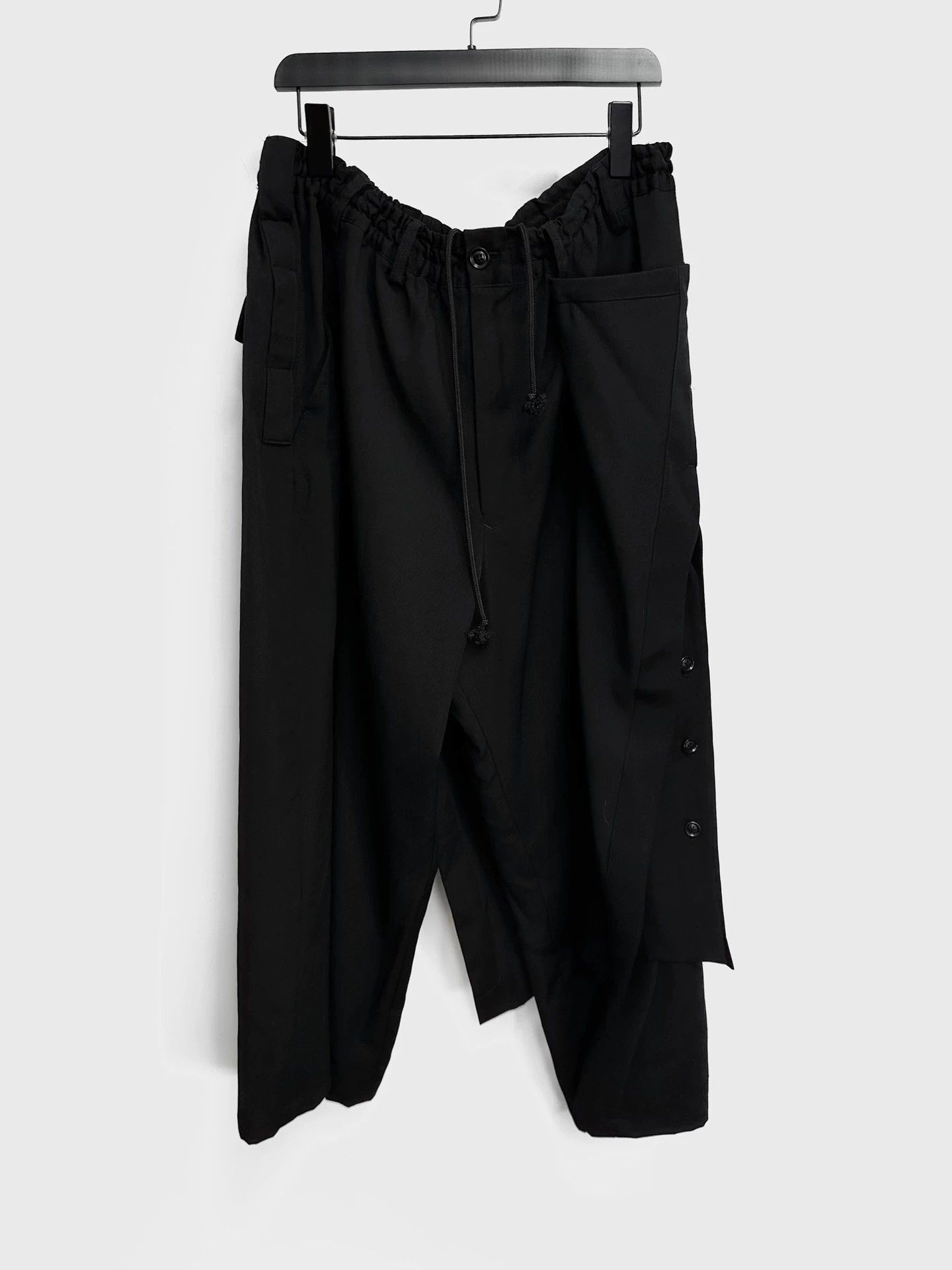 Yohji Yamamoto Yohji Yamamoto 16AW Decon Wide-Leg Skirt-Pants Size US 34 / EU 50 - 1 Thumbnail