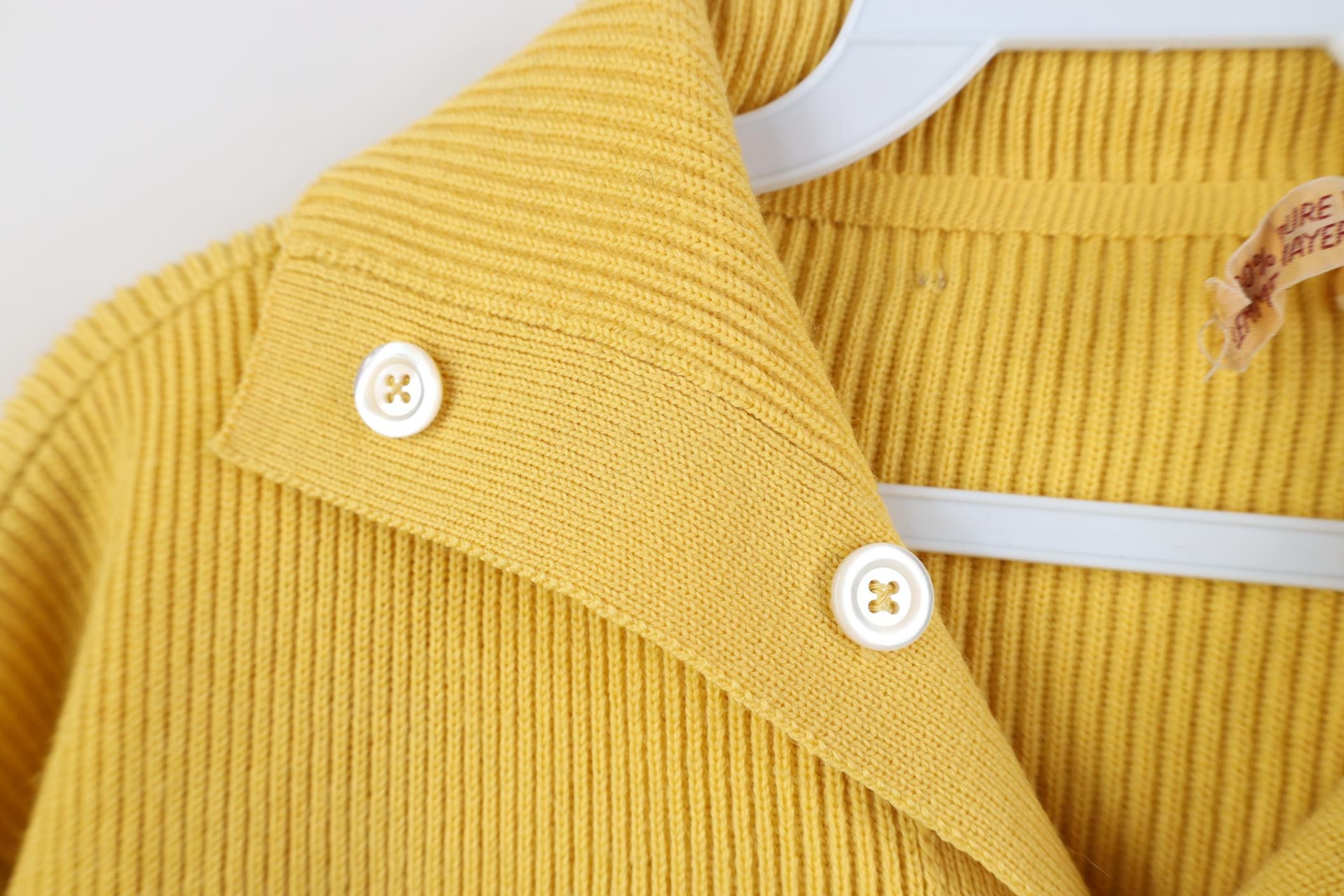 Vintage Vintage 50s 60s Lemmermayer Vienna Heavy Wool Ribbed Sweater Size US L / EU 52-54 / 3 - 4 Thumbnail