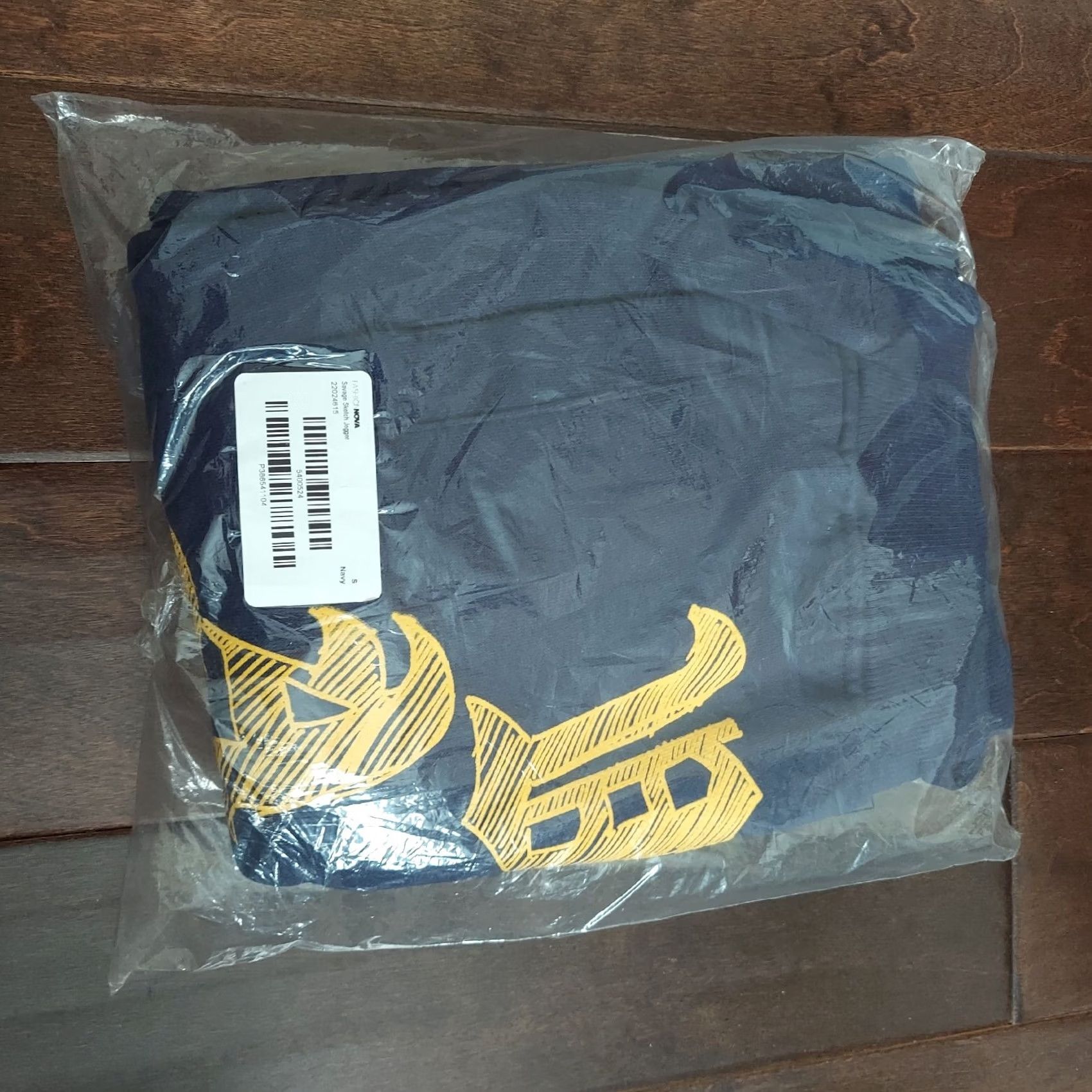 Fashion Nova Fashion Nova Men's Savage Sketch Jogger Pants Navy S Regular Size US 29 - 3 Thumbnail