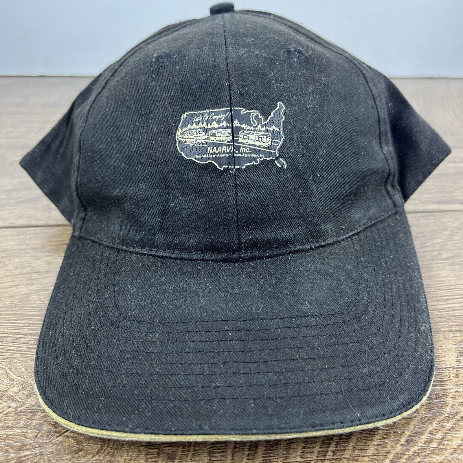 Other NAARVA Camping Hat Black Hat Adjustable Adult Size Hat Black Size ONE SIZE - 6 Thumbnail