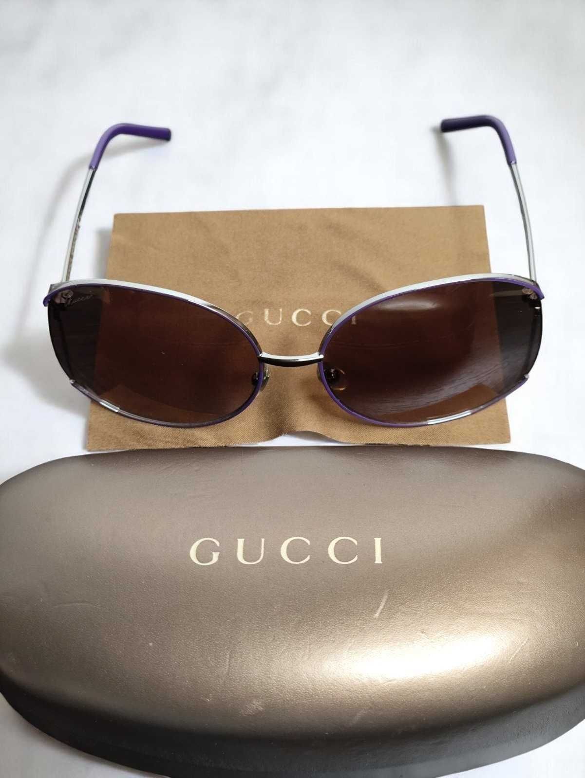Gucci Gucci Purple Sunglasses 4208/S Size ONE SIZE - 1 Thumbnail