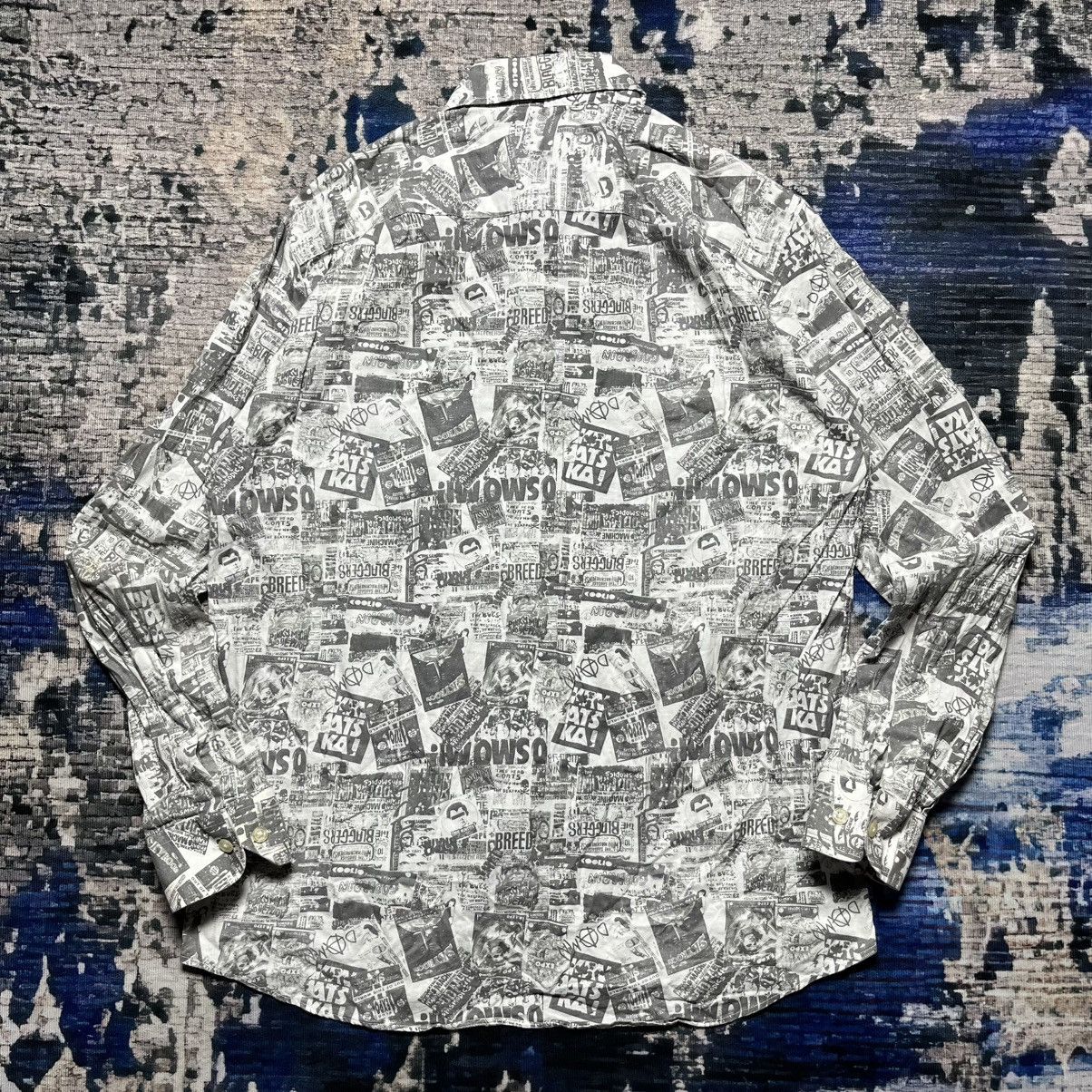 Splendid Splendid Satisfaction Anarchy Punk Full Print Shirt Button Size US M / EU 48-50 / 2 - 2 Thumbnail