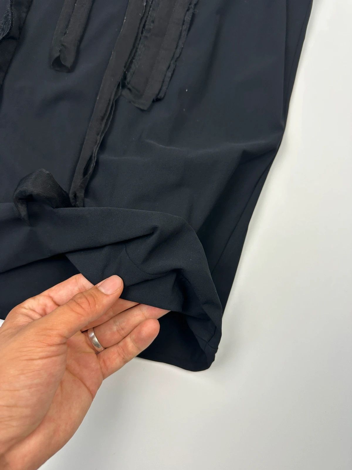 Marithe + Francois Girbaud Marithé + François Girbaud Dark Navy Double Layer Tank Top Size L / US 10 / IT 46 - 8 Thumbnail
