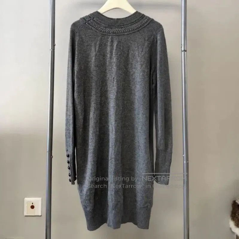 Burberry Burberry Women's Grey Wool Knit Sweater. Size L / US 10 / IT 46 - 2 Thumbnail