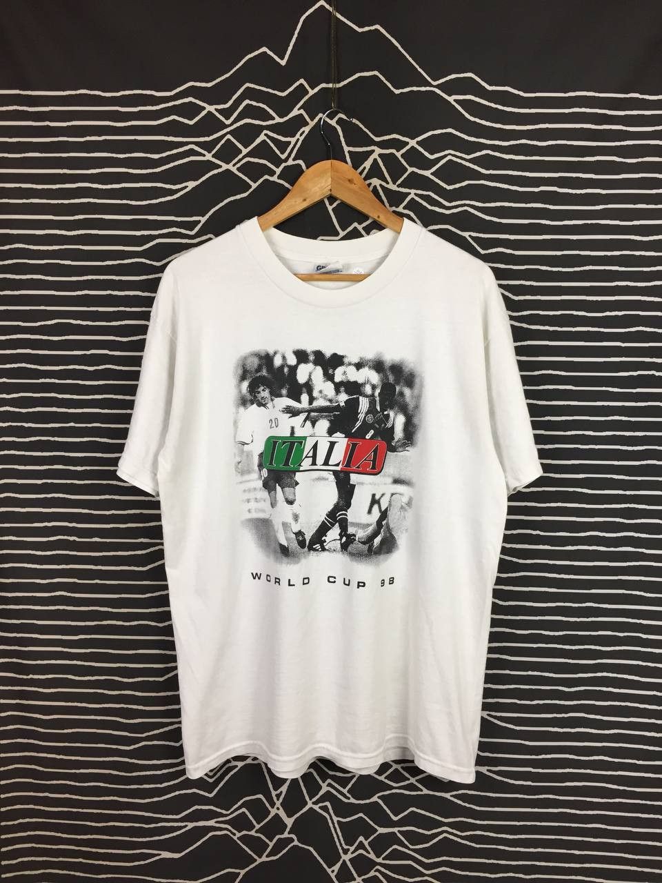Vintage Vtg Del Piero Italian Fifa World Cup 1998 Tee Size L Size US L / EU 52-54 / 3 - 2 Thumbnail