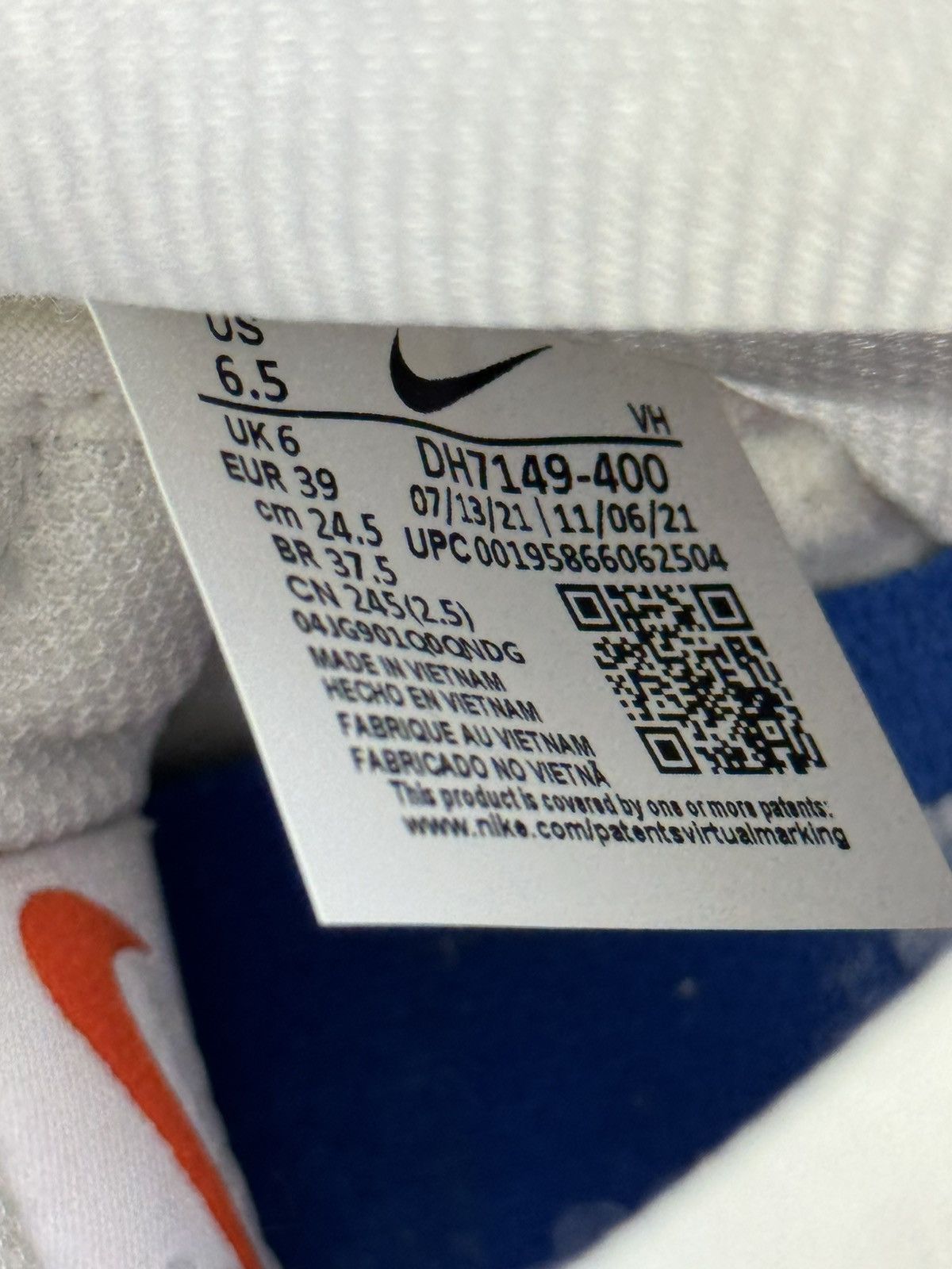Nike SB Nike SB Dunk High Pro ISO „Kentucky” Size US 6.5 / IT 36.5 - 13 Thumbnail