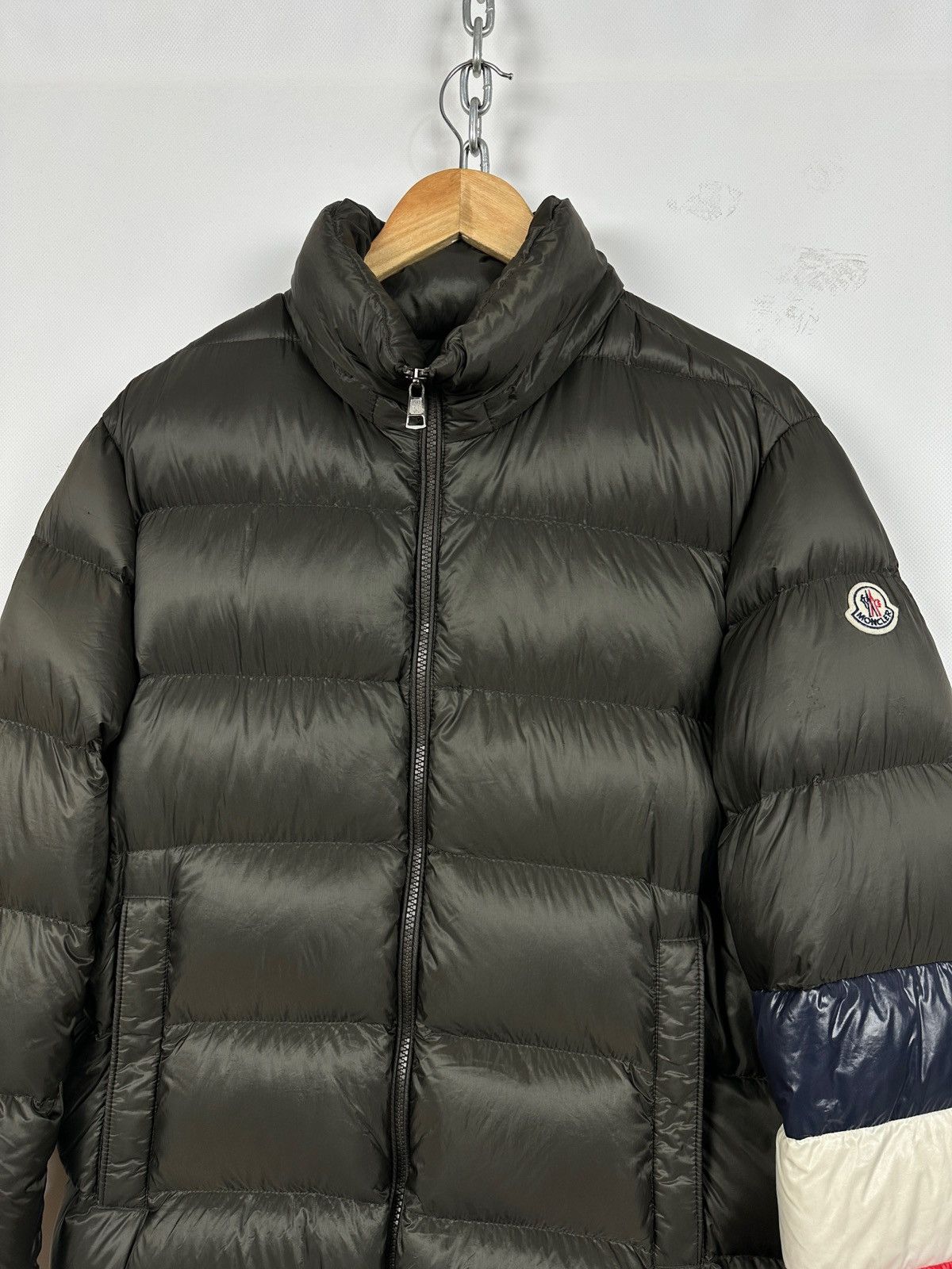 Moncler Moncler Willm Giubbotto Olive Green Down Puffer Jacket Size US XL / EU 56 / 4 - 3 Thumbnail