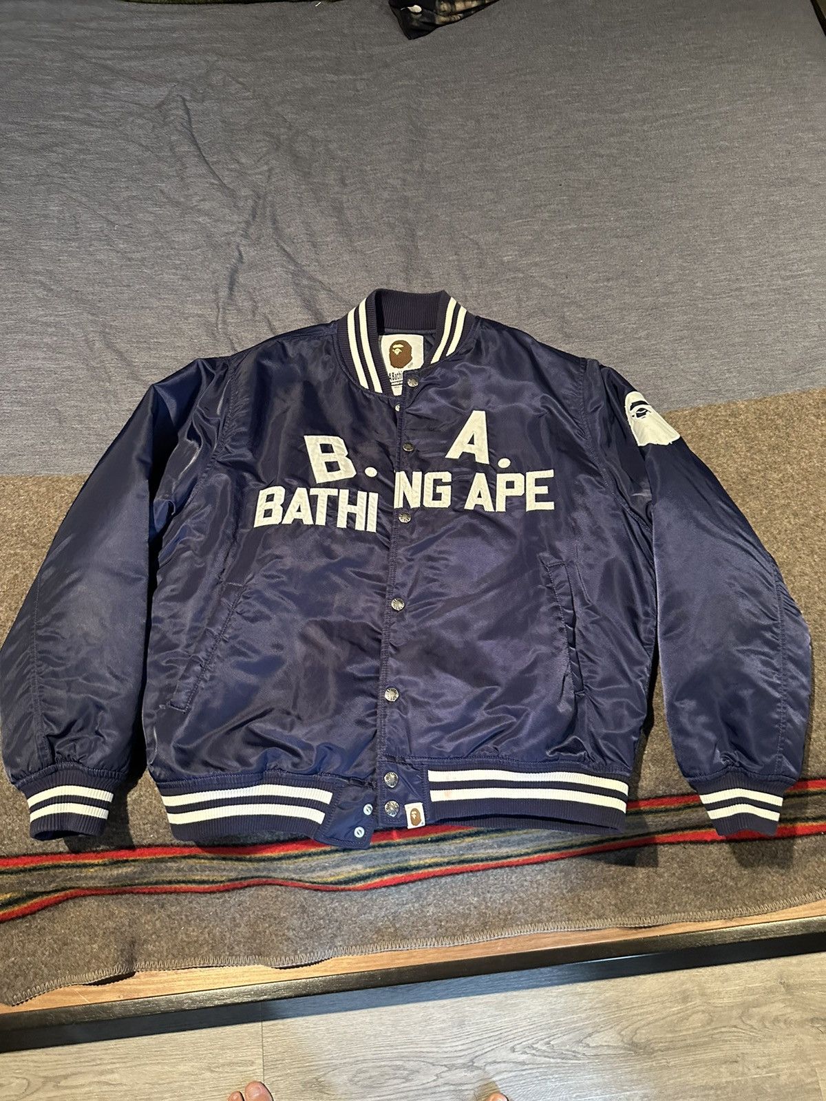 Bape Bape Baseball Jacket Size US XL / EU 56 / 4 - 1 Thumbnail