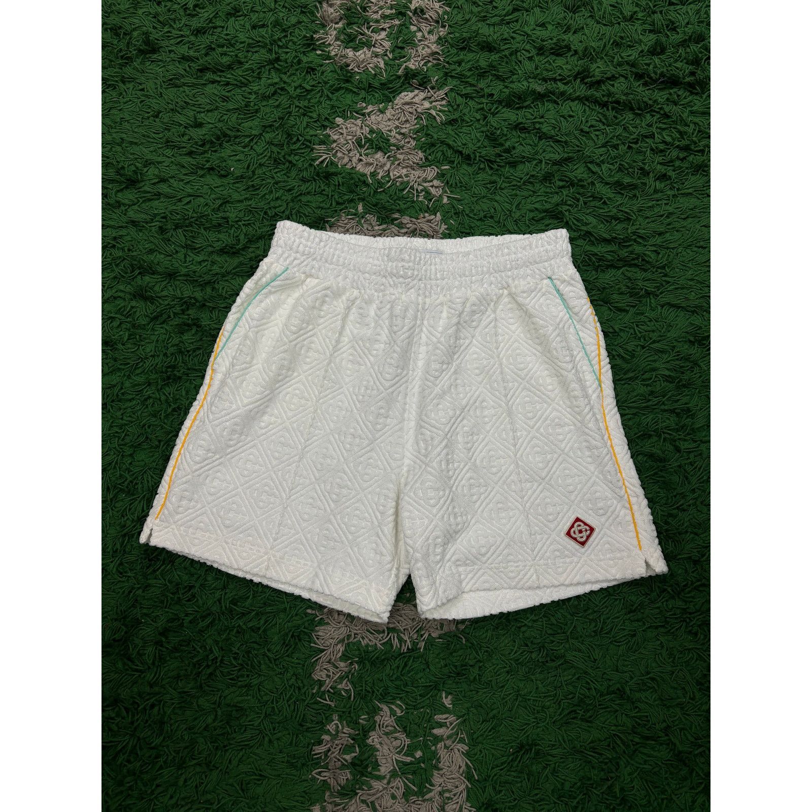 Casablanca Casablanca Large Shorts White New Large With Tags Size US 36 / EU 52 - 1 Thumbnail