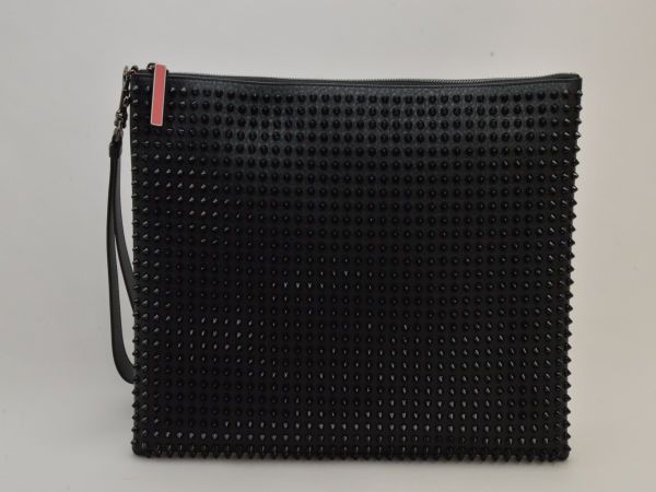 Louboutin spike clutch bag online