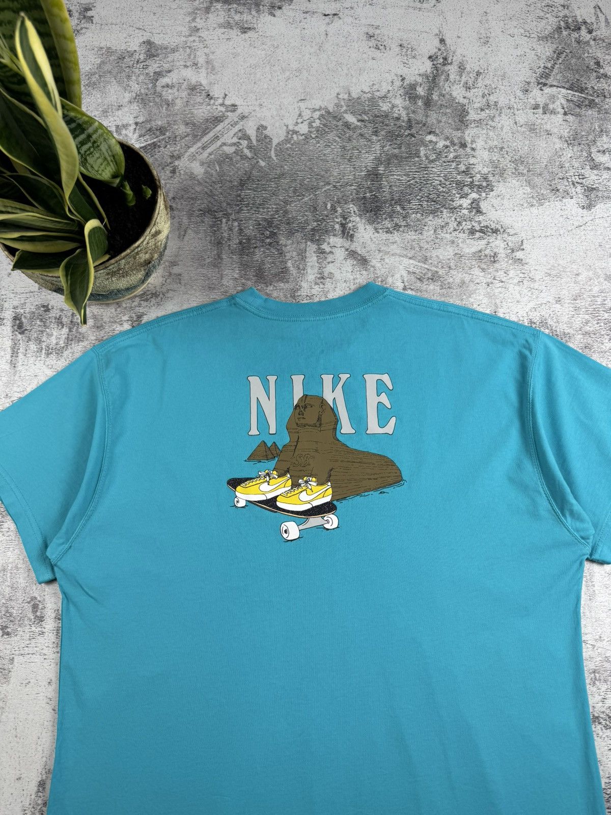 Nike Nike SB Sphinx Rocking Blazers Men’s Large Blue Hip Hop Skate Rap T Shirt Tee Size US L / EU 52-54 / 3 - 6 Thumbnail