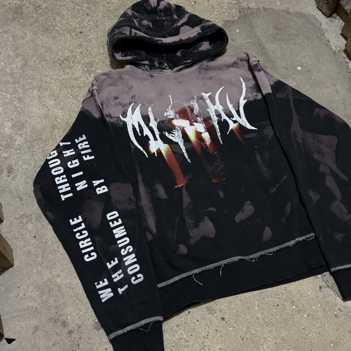 Misbhv Misbhv “we circle through the night” tie dye hoodie Size US M / EU 48-50 / 2 - 2 Thumbnail