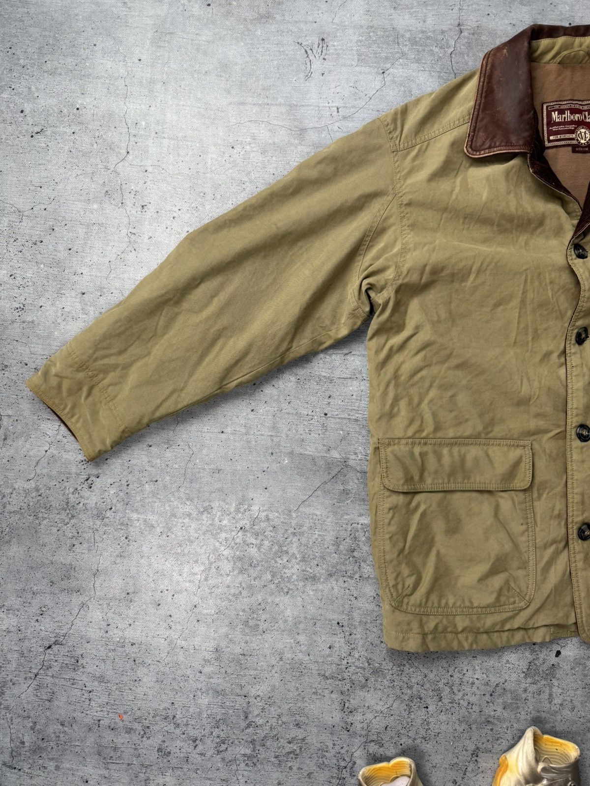 Marlboro Classics Marlboro Classics Vintage 90s Lined Trucker Work Jacket Size US M / EU 48-50 / 2 - 8 Thumbnail