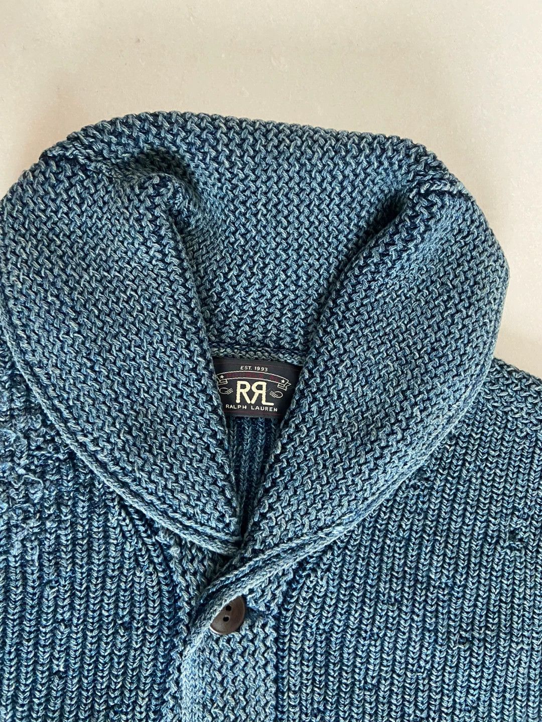 RRL Ralph Lauren RRL Double RL Distressed Shawl Collar Size US M / EU 48-50 / 2 - 1 Thumbnail