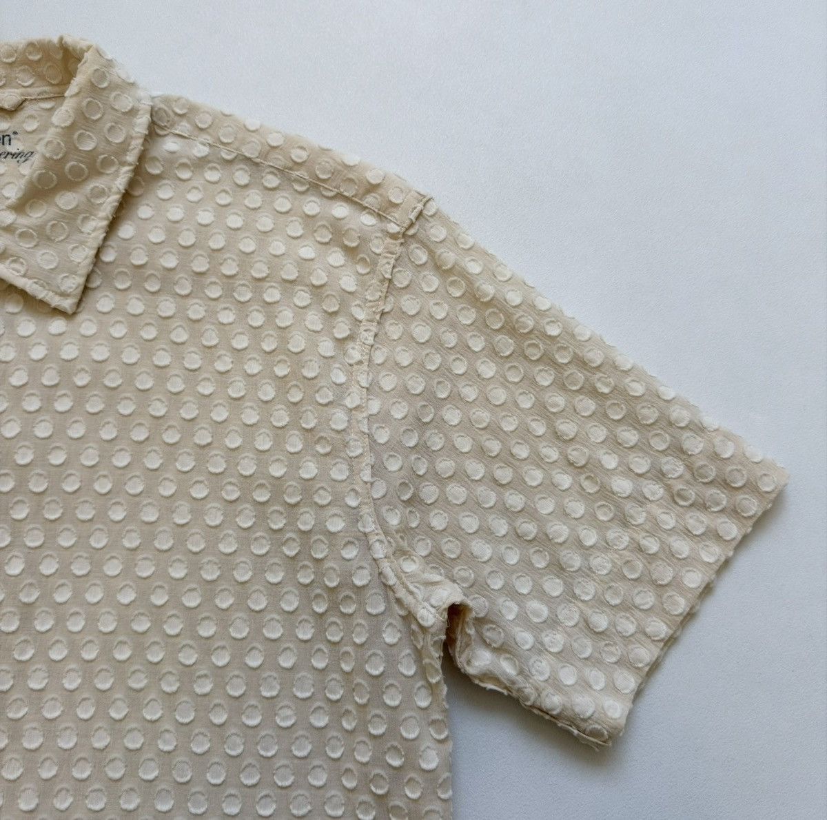 Mfpen Beige ‘3D Tufted Circle’ Cream Shirt Size US S / EU 44-46 / 1 - 6 Thumbnail