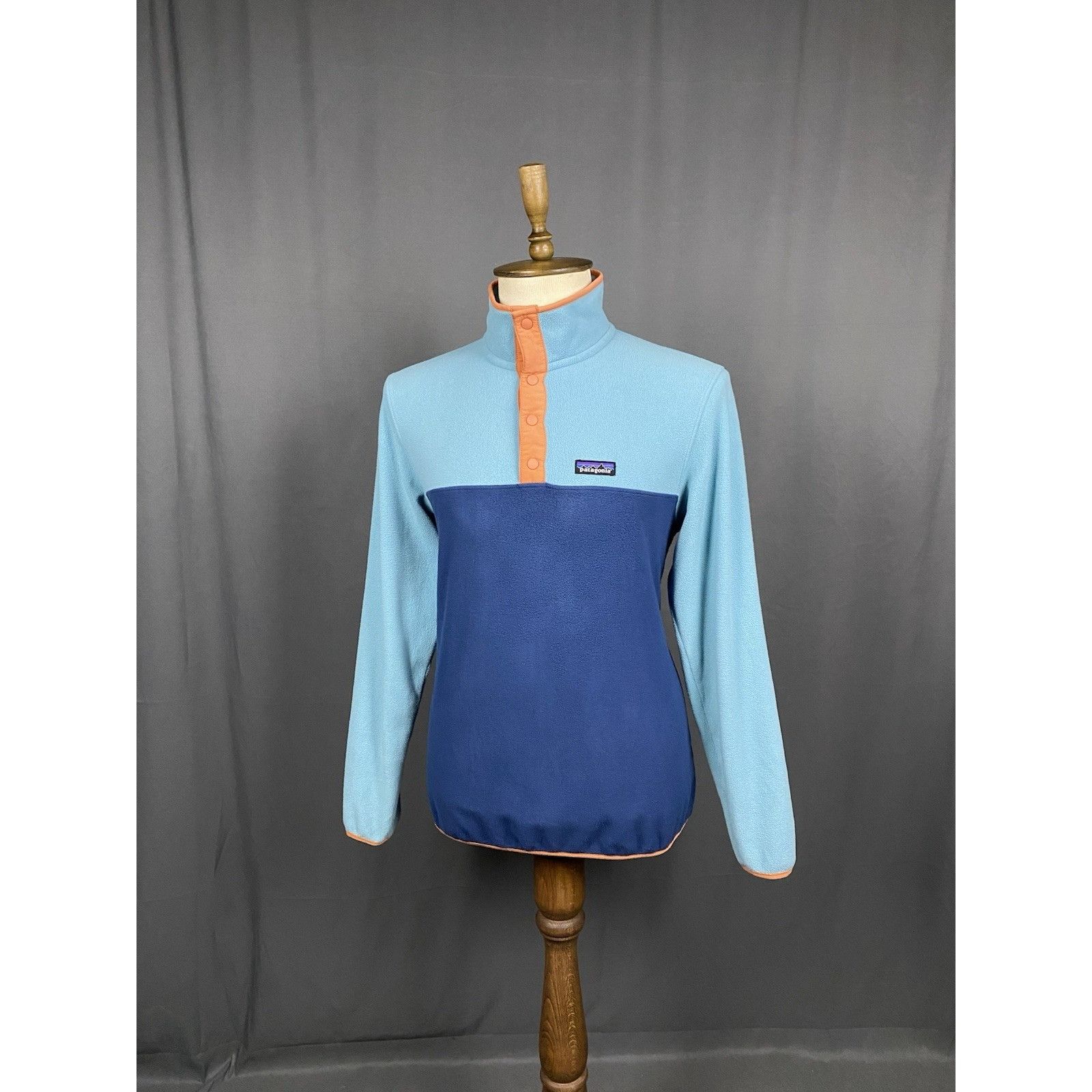 Patagonia Patagonia Men's Blue Fleeced High Neck Sweater Size M Size US M / EU 48-50 / 2 - 2 Thumbnail