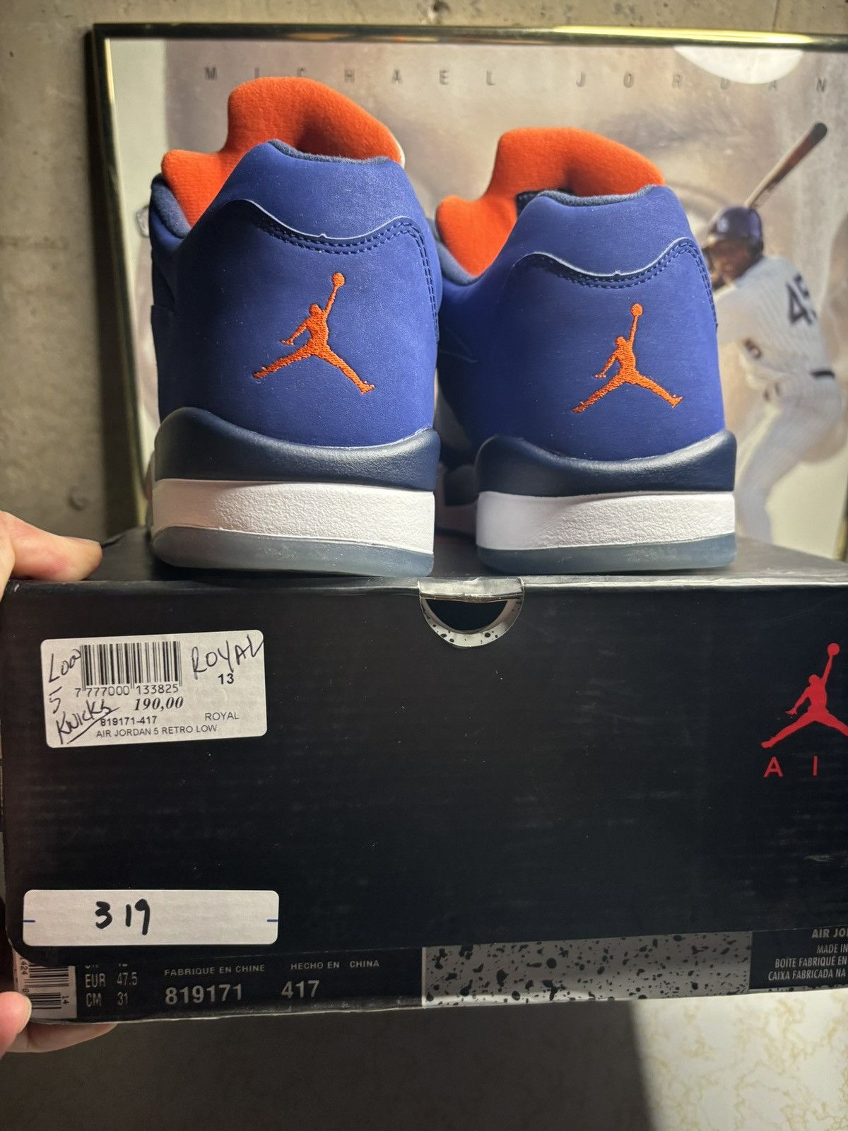 Jordan Brand Jordan Retro 5 “knicks’ Size US 13 / EU 46 - 7 Thumbnail