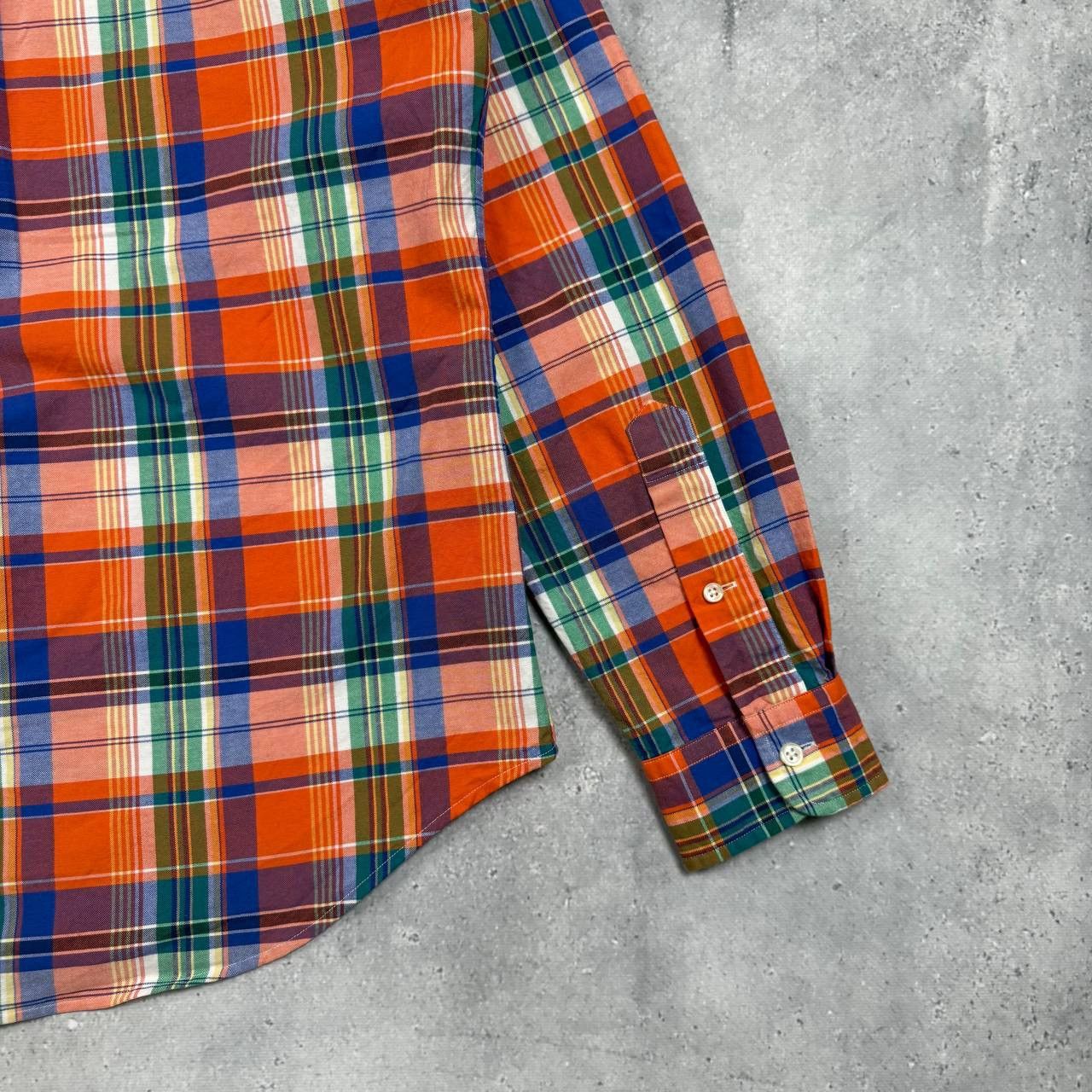 Ralph Lauren Ralph Lauren Slim Fit Stretch Oxford Plaid Button-Up Shirt Size US M / EU 48-50 / 2 - 22 Thumbnail