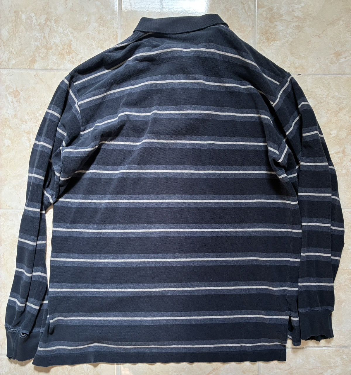 Polo Ralph Lauren Vintage 90s Ralph Lauren Striped Rugby Polo Size US XL / EU 56 / 4 - 4 Thumbnail