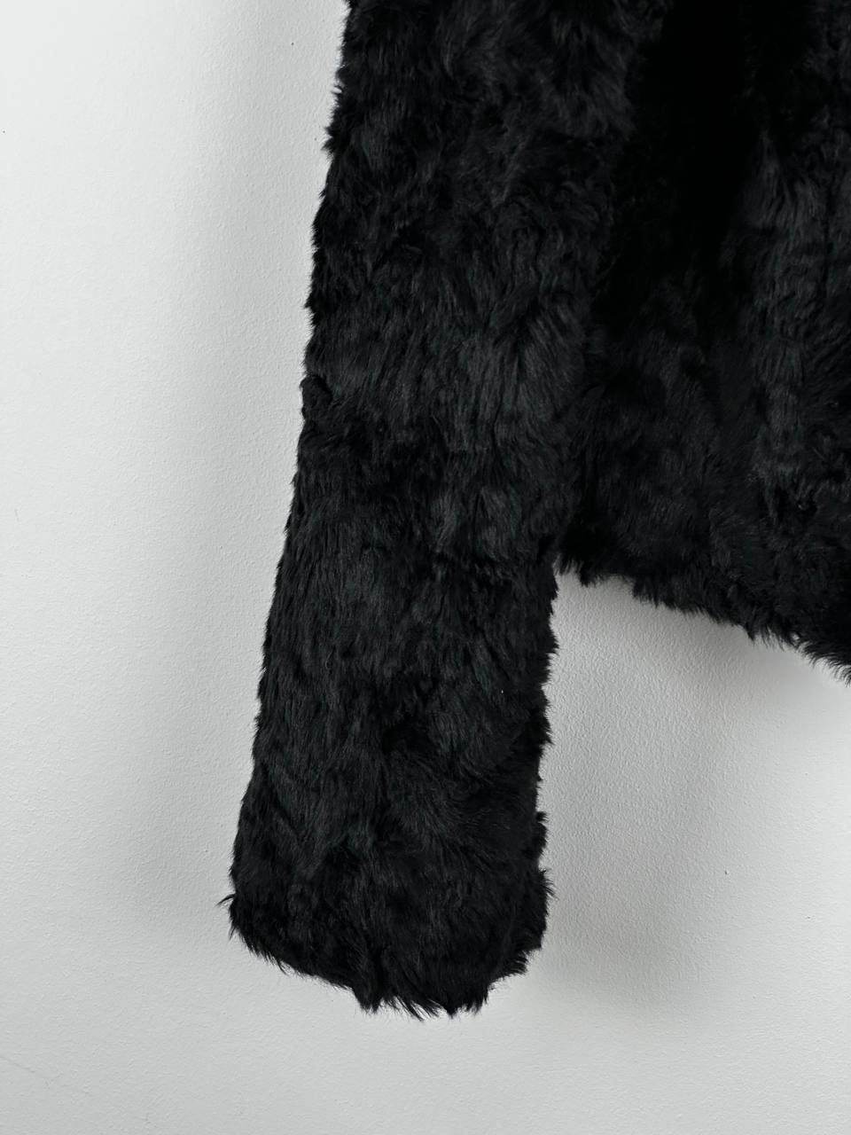 Vintage Vintage Faux Fur Cropped Biker Jacket Avantgarde Size S / US 4 / IT 40 - 5 Thumbnail