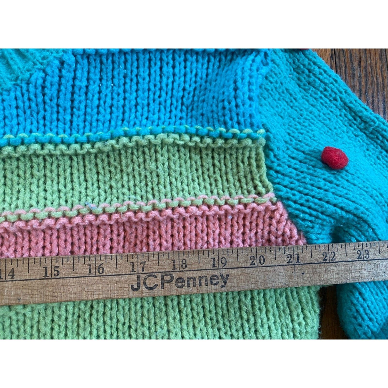 Other Umgee USA Cable Knit Fun Sweater Women’s Small Pom Poms Size S / US 4 / IT 40 - 5 Thumbnail