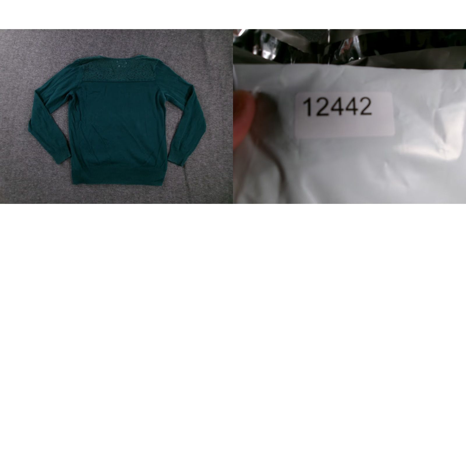 Van Heusen Van Heusen Sweater Women Medium Green Cozy Capsule Everyday Lace Trim Prep Size M / US 6-8 / IT 42-44 - 8 Thumbnail