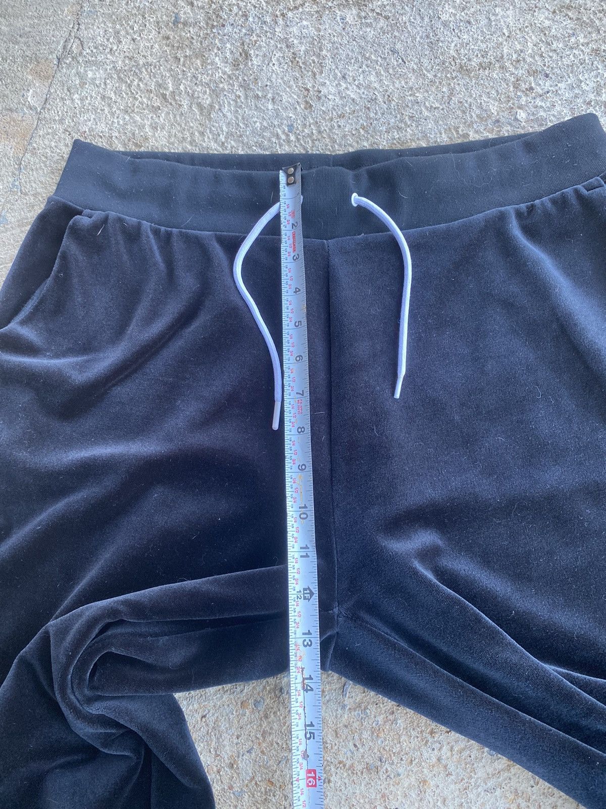 Nike × Vintage Vintage Y2K Nike Velour Black Velvety Jogger Sweatpants Size US 32 / EU 48 - 10 Thumbnail