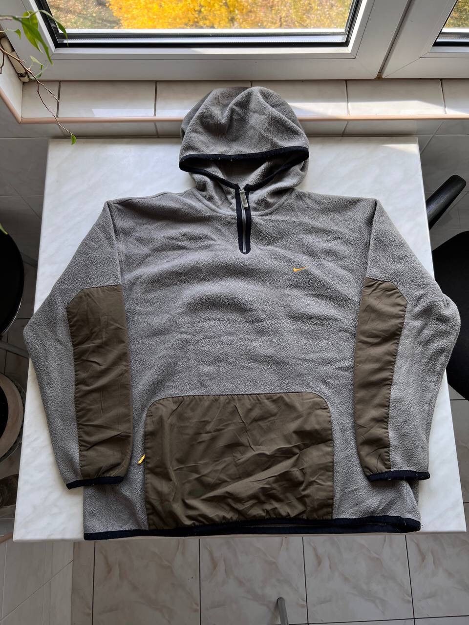 Nike Vintage Y2K Nike Ski Hoodie Fleece Ninja Nylon Sherpa 2000s Size US M / EU 48-50 / 2 - 3 Thumbnail