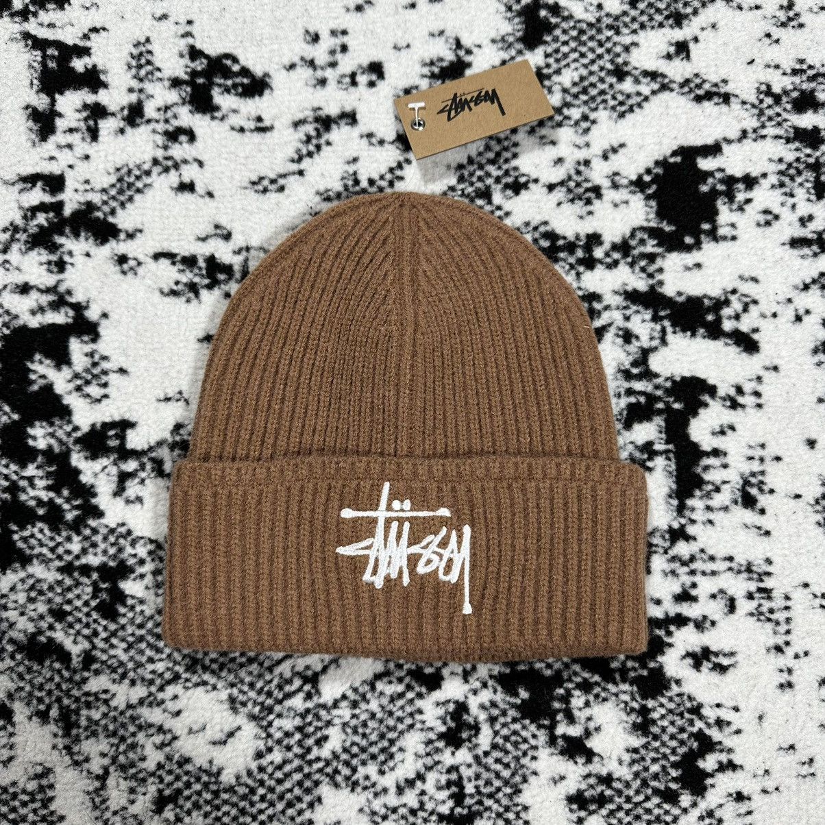 Stussy RARE Stussy BASIC CUFF BEANIE HAT BROWN Size ONE SIZE - 1 Thumbnail