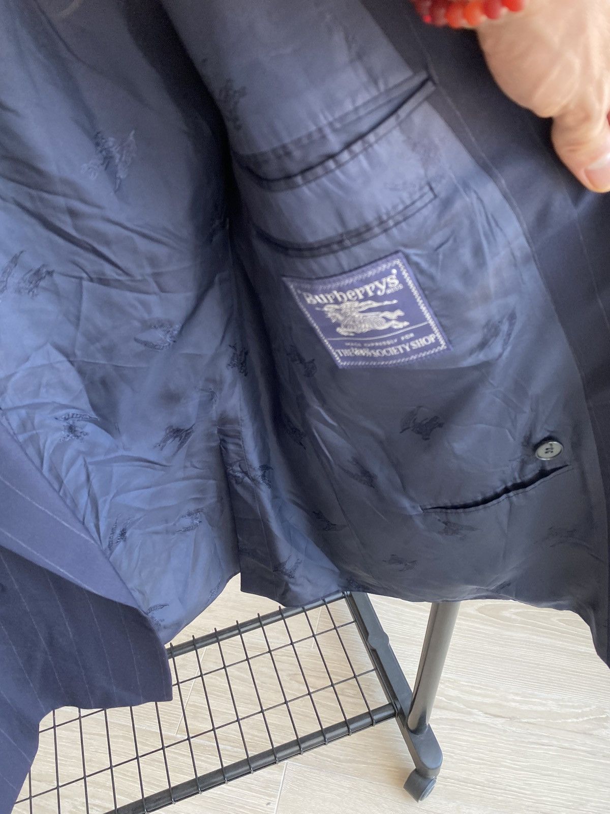 Burberry × Vintage Burberry Wool Blazer – British Style (40L) Size 40R - 2 Thumbnail