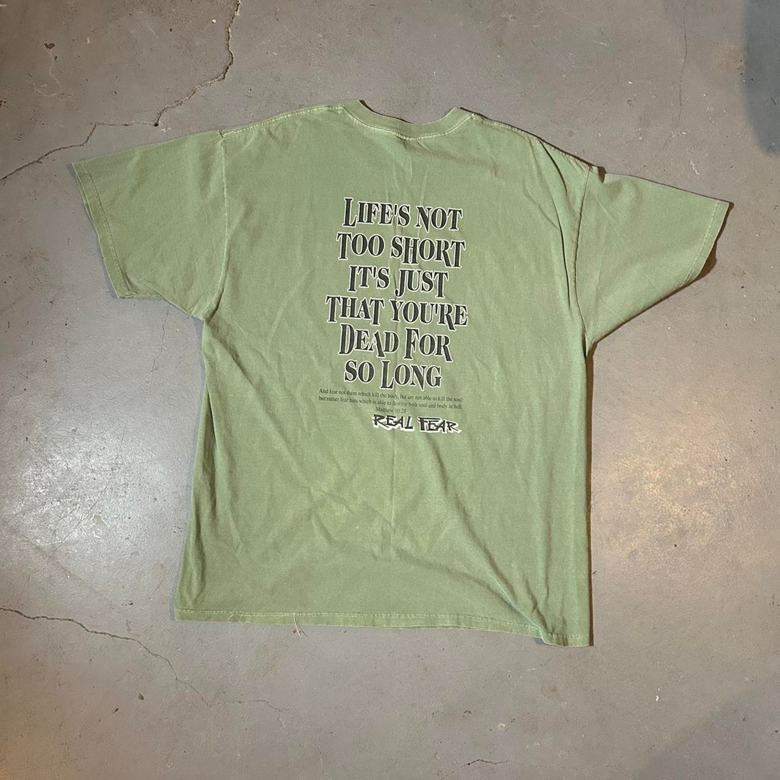 No Fear 90s no fear jesus parody Size US XL / EU 56 / 4 - 5 Thumbnail