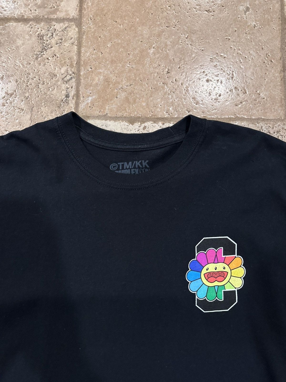 Complex Takashi Murakami ComplexCon Flower Black Long Sleeve T-Shirt Size US L / EU 52-54 / 3 - 5 Thumbnail