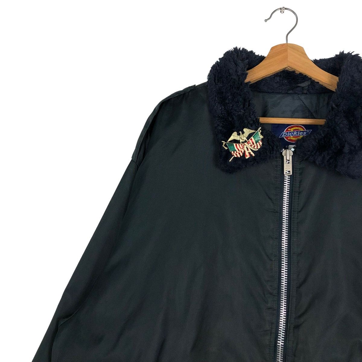 Japanese Brand 🔥VINTAGE BOMBER JACKET WORKER DICKIES MILITARY DESIGN Size US XL / EU 56 / 4 - 7 Thumbnail