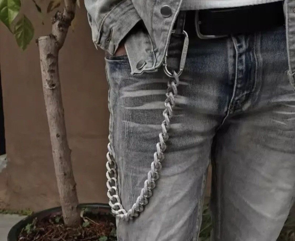 Jewelry Luxurious Concise Chain Pant Waist Keychain Size ONE SIZE - 2 Thumbnail