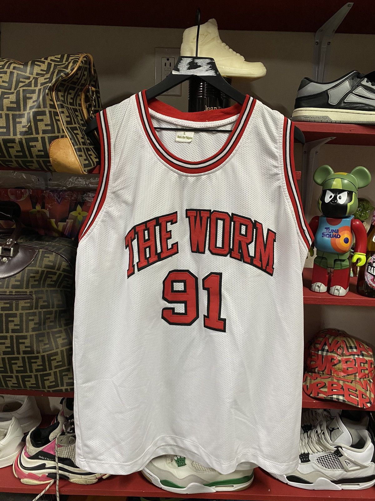 NBA Vintage Chicago Bulls Rare Dennis Rodman Mens Jersey XLarge Size US XL / EU 56 / 4 - 2 Thumbnail