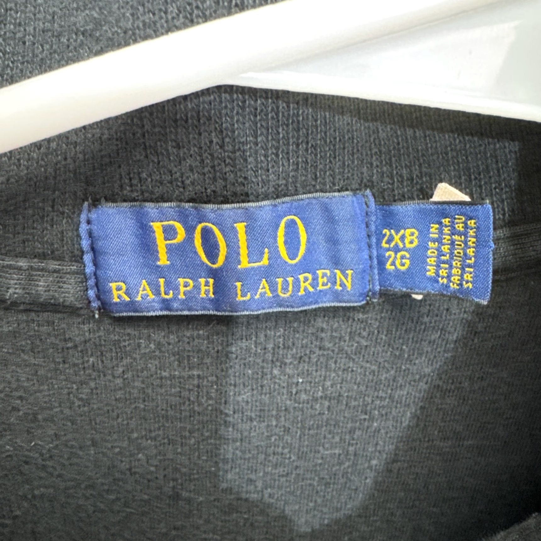 Ralph Lauren Polo Ralph Lauren Mens Black Long Sleeve 1/4 Zip Ribbed Pullover Sweater 2XB Big Size US XXL / EU 58 / 5 - 2 Thumbnail