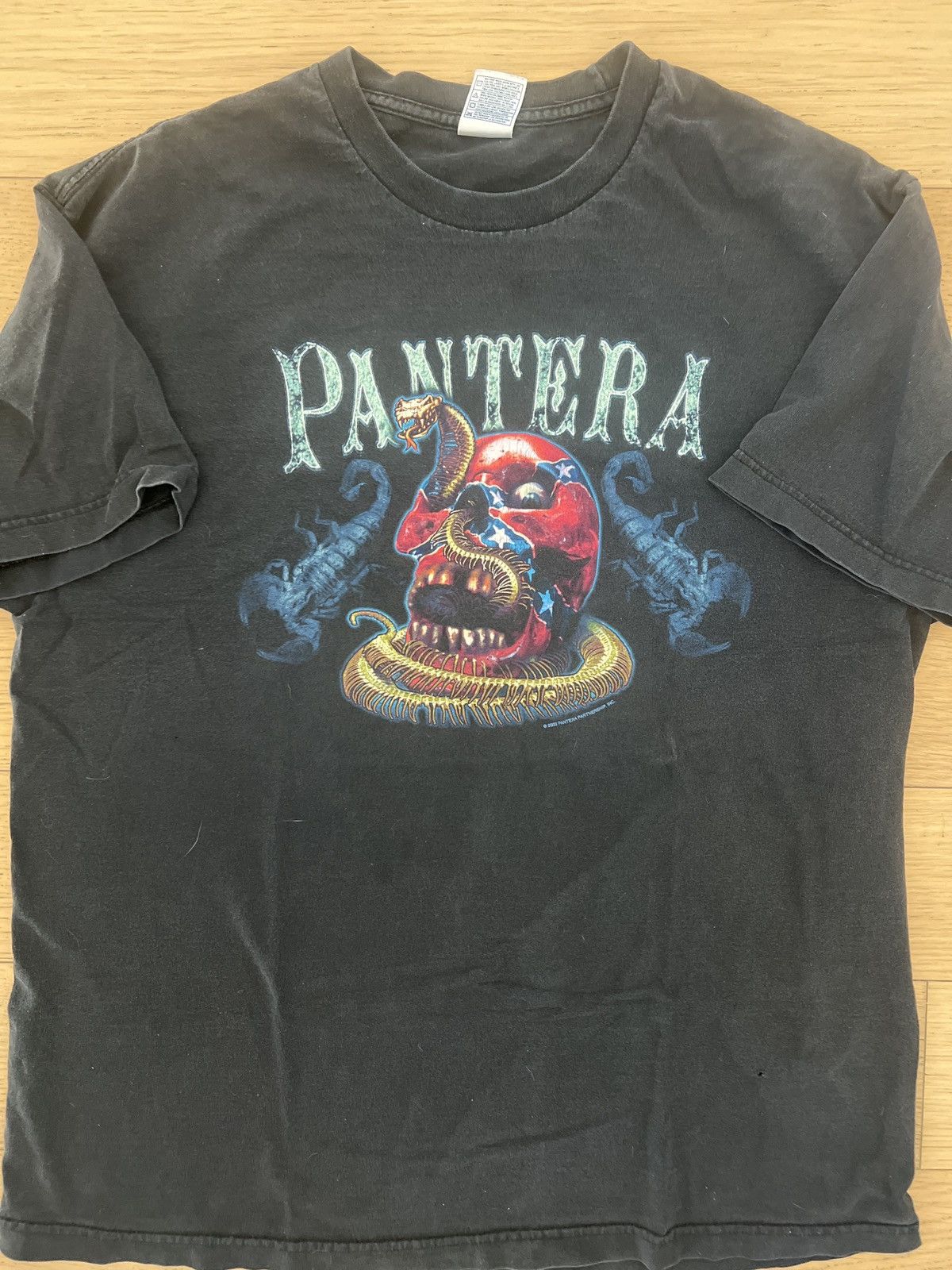 Vintage Vintage Pantera Skull & Snake Shirt Size US XL / EU 56 / 4 - 1 Thumbnail