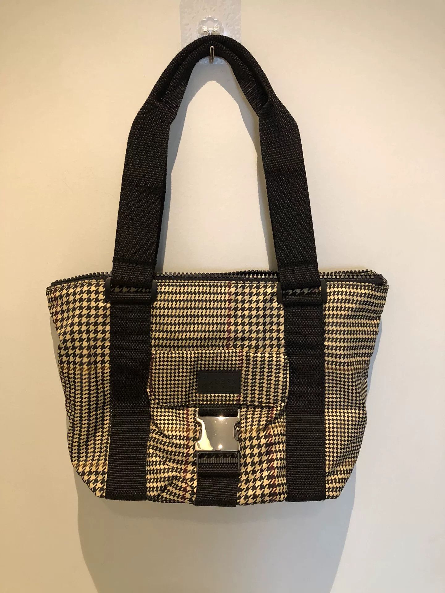 Ralph Lauren Ralph Lauren New Medium Houndstooth Handbag Size ONE SIZE - 1 Thumbnail