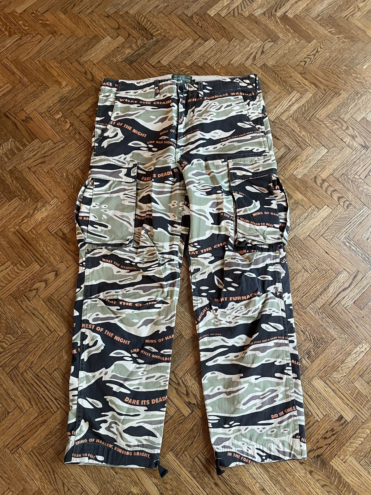 DENIM TEARS Denim Tears Ming Camo Cargo Pants Size US 34 / EU 50 - 1 Thumbnail
